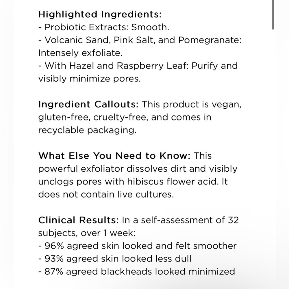 🌸 TULA Skincare So Poreless Deep Exfoliating Blackhead Scrub - Picture 8 of 9
